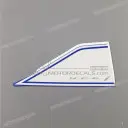 Aufkleber Frontverkleidung oben, rechts