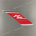 Middenkuip R6 sticker, links