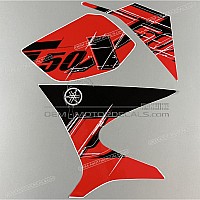 YAMAHA Duo seat kapje stickers, set 14P-F173L-50-00