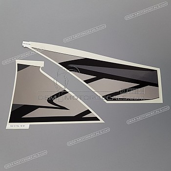 Side cowling decals set, left side