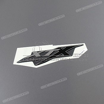 Side cowling decal