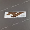 Emblème R1 carénage latéral, côté gauche