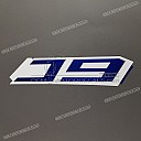 Zijkap sticker, linkerkant