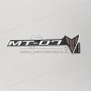 Emblema carenatura laterale MT-07, lato destro