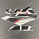 Rear seat cowl decals, set