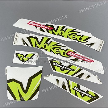 Duo seat kapje stickers, set