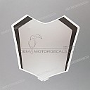 Naklejka logo R1 owiewki przedniej górnej, lewa