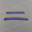 Side cowling decals set, left side