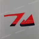 Side cowling decal, left side
