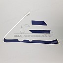 Kit d'autocollants de panneau latéral, côté droit