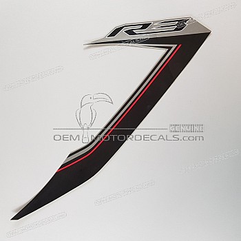 Naklejka na osłonę boczną, lewa strona