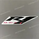 Front upper cowling R1 emblem, right side