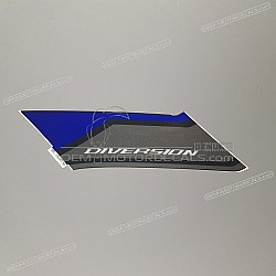 Side cowling decal, left side Side cowling decal, left side