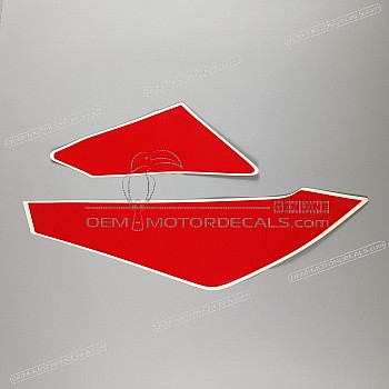 Tail cowl decals set- left side