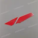Tail cowl decals set- left side