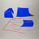 Juego de pegatinas para panel lateral , lado derecho