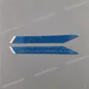 Front cowling decal set