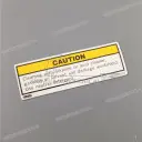 Kraftstofftank Warnhinweisaufkleber