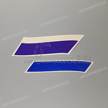 Front fender decal set