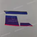 Zijpaneel stickers set, linkerkant