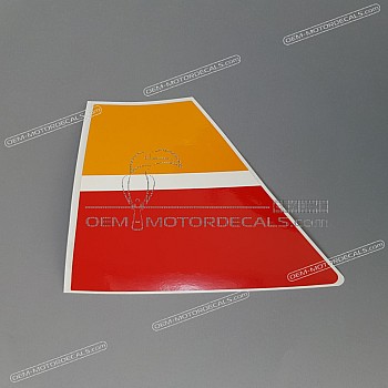 Front cowling decal, right side