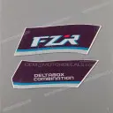 Side cowling decals set, right side