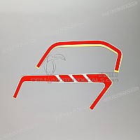 YAMAHA Zestaw naklejek na zbiornik, prawa strona 3MB-2174L-00-00