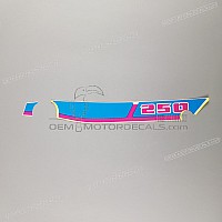 YAMAHA Set adesivi posteriore coda carena, lato destro 3RB-2174L-20-00