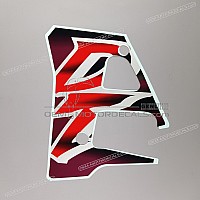 YAMAHA Tail cowl decal, right side 3RM-2174G-70-00