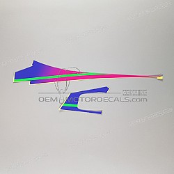 Set adesivi posteriore coda carena, lato destro