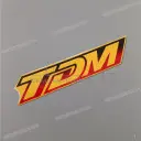 Linker kuipdeel TDM850 embleem, linkerkant