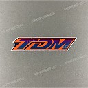Emblema TDM para depósito de combustible, lado derecho