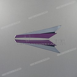 Side cowling decals, set