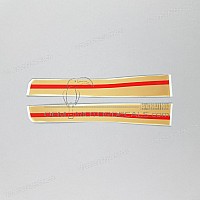 YAMAHA Bovenkuip stickers, set 4BB-28301-00-00