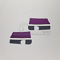 YAMAHA Bovenkuip stickers, set 4BB-28301-20-00