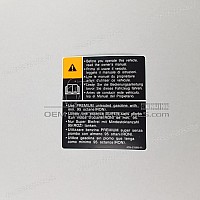 YAMAHA Kraftstofftank-Warnaufkleber 4C8-21568-11-00