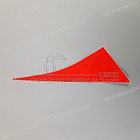 YAMAHA Bovenkuip sticker, rechterkant 4DL-F832K-00-00