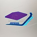 Tail cowl decals set- right side