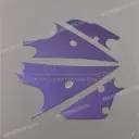 Belly pan decal, set