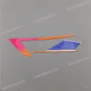 Fairing graphic set, left side