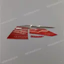 Side cowling decals set, left side