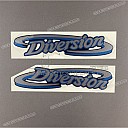 Zestaw emblematów na owiewkę boczną Diversion XJ600