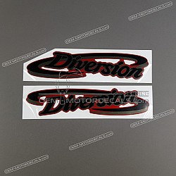 Side cowling decals, set