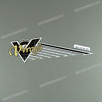 YAMAHA Fuel tank Yamaha emblem, left side 4KU-24161-00-00