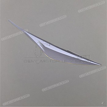 Frame cowling decal, left side