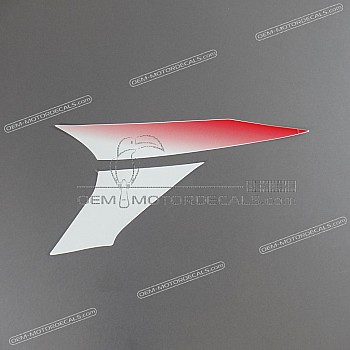 Tail cowl decals set- right side