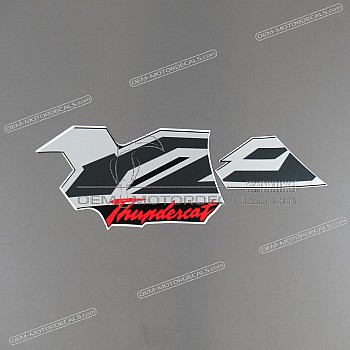 Side cowling decals set, left side