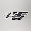 Side cowling decals set, right side