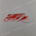 Side cowling decals set, right side