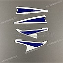 Set di adesivi per carenatura laterale e codone TDM850
